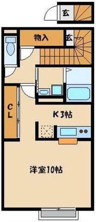 レオネクストフジハイムの物件間取画像